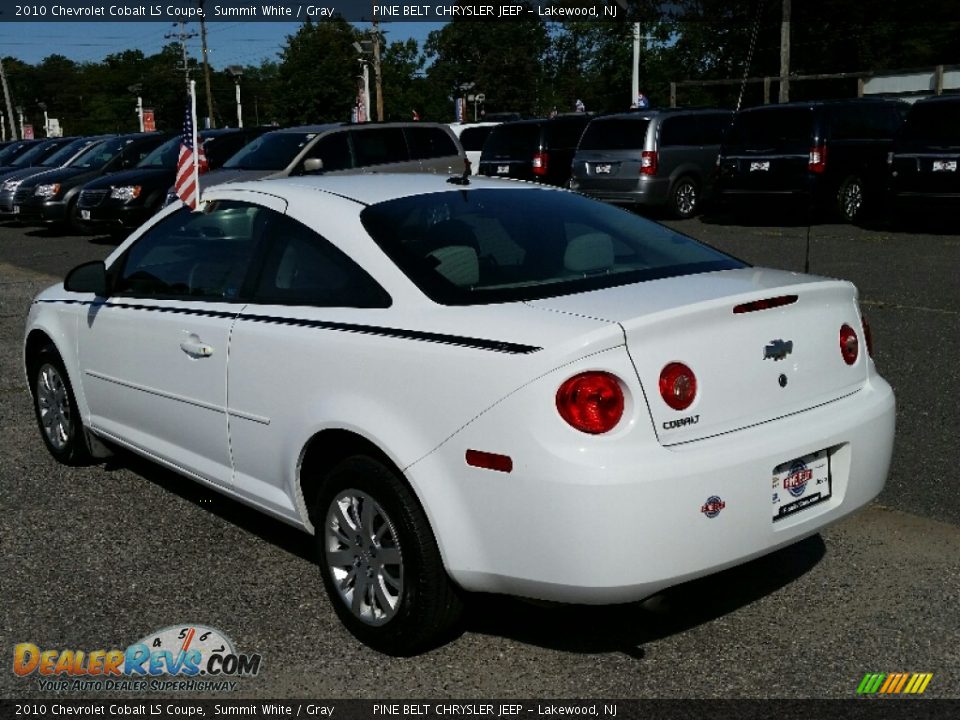 2010 Chevrolet Cobalt LS Coupe Summit White / Gray Photo #9