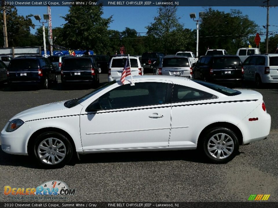 2010 Chevrolet Cobalt LS Coupe Summit White / Gray Photo #10