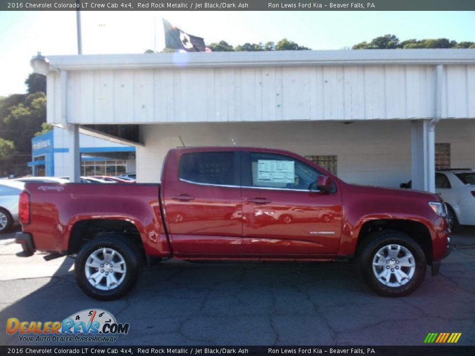2016 Chevrolet Colorado LT Crew Cab 4x4 Red Rock Metallic / Jet Black/Dark Ash Photo #1
