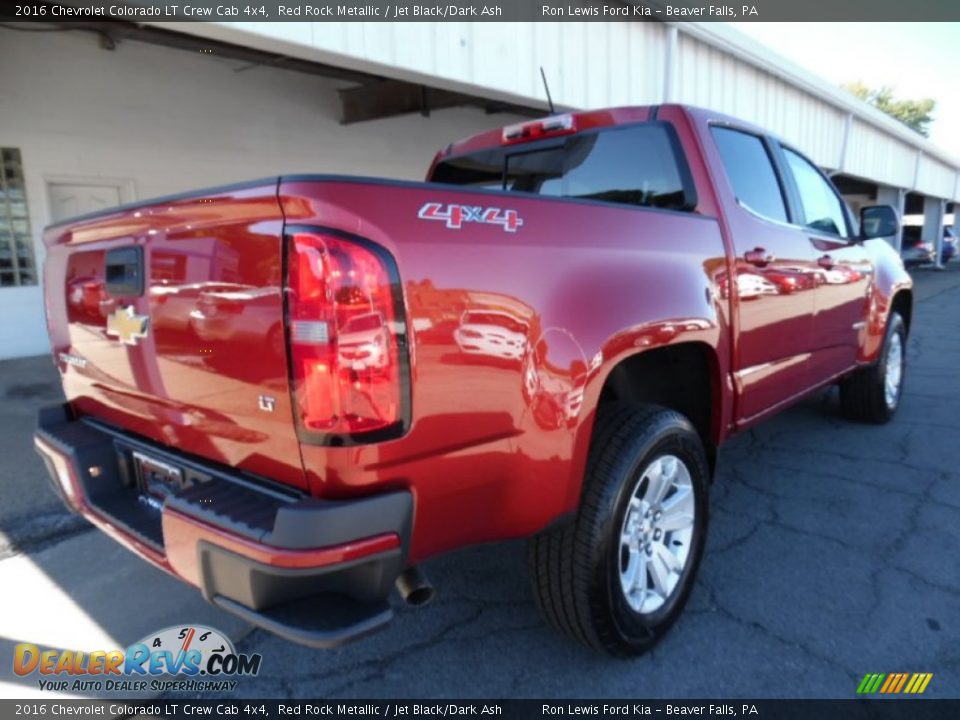 2016 Chevrolet Colorado LT Crew Cab 4x4 Red Rock Metallic / Jet Black/Dark Ash Photo #3