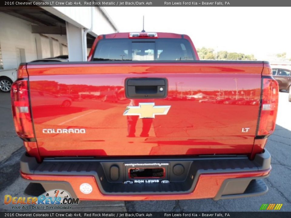 2016 Chevrolet Colorado LT Crew Cab 4x4 Red Rock Metallic / Jet Black/Dark Ash Photo #4