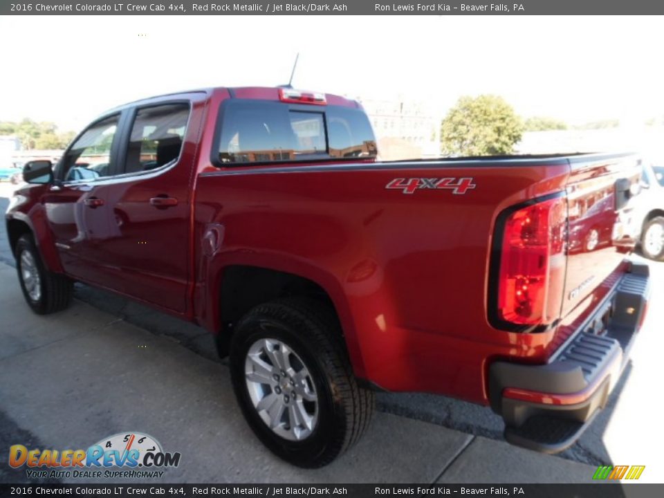 2016 Chevrolet Colorado LT Crew Cab 4x4 Red Rock Metallic / Jet Black/Dark Ash Photo #5