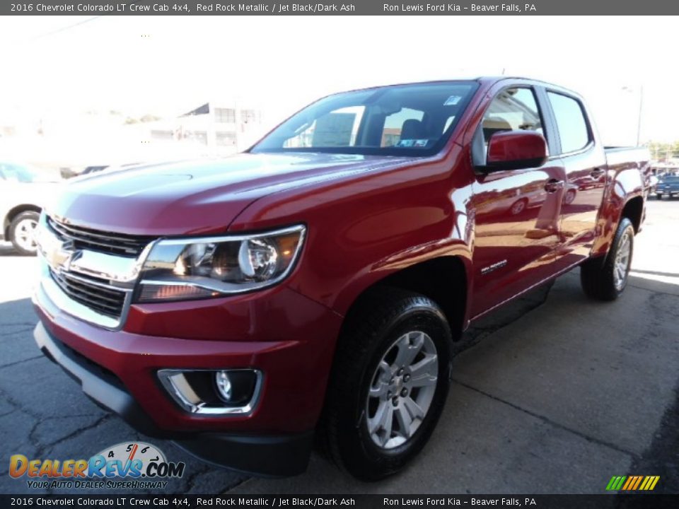 2016 Chevrolet Colorado LT Crew Cab 4x4 Red Rock Metallic / Jet Black/Dark Ash Photo #7
