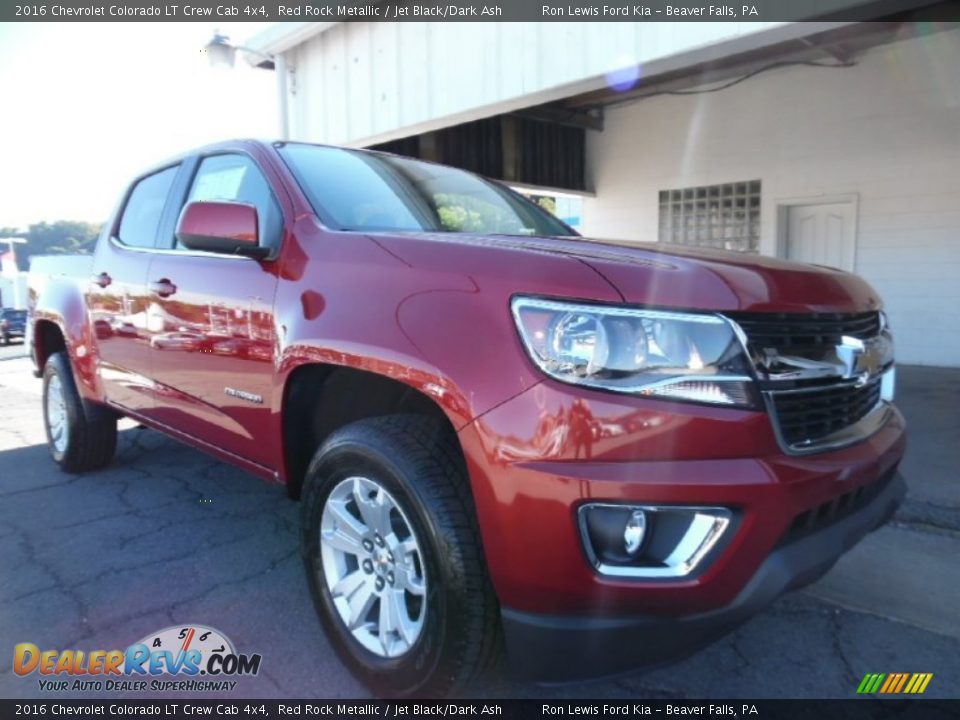 2016 Chevrolet Colorado LT Crew Cab 4x4 Red Rock Metallic / Jet Black/Dark Ash Photo #9