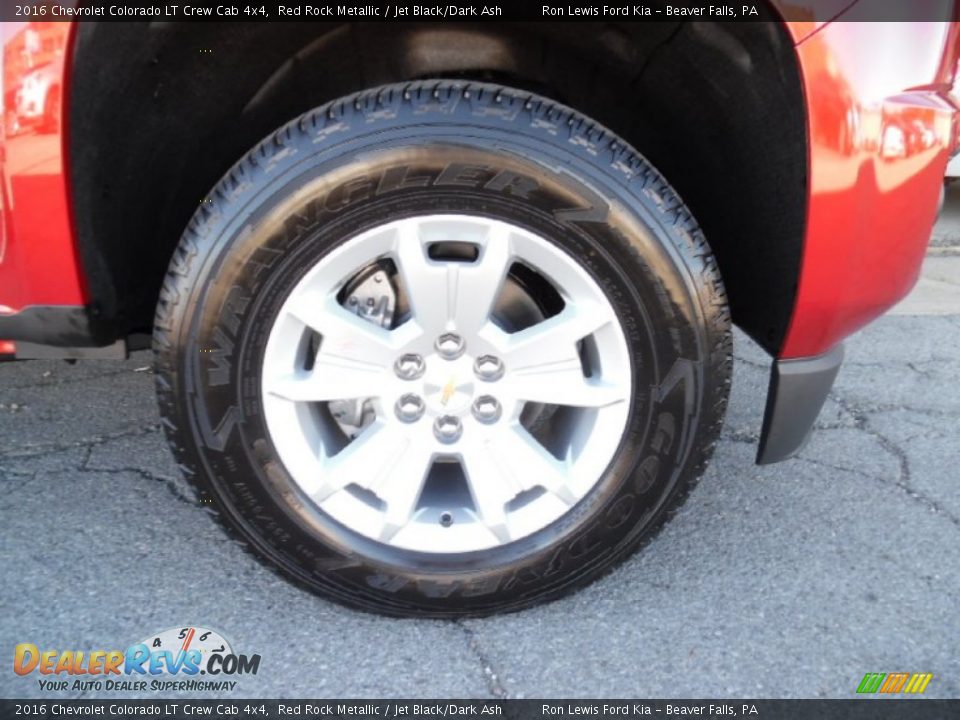 2016 Chevrolet Colorado LT Crew Cab 4x4 Red Rock Metallic / Jet Black/Dark Ash Photo #10