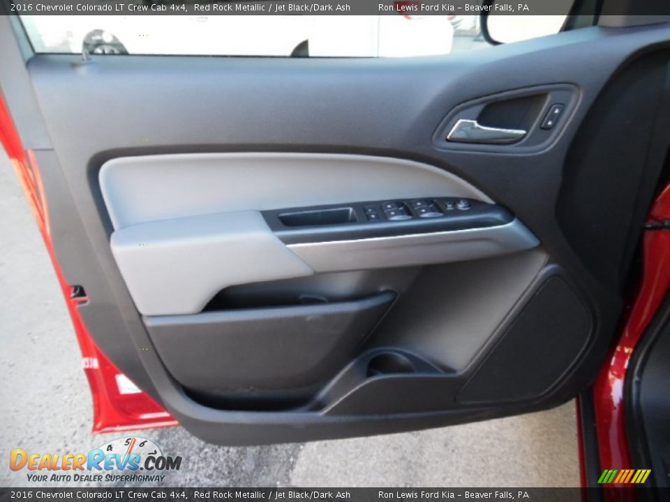 2016 Chevrolet Colorado LT Crew Cab 4x4 Red Rock Metallic / Jet Black/Dark Ash Photo #14