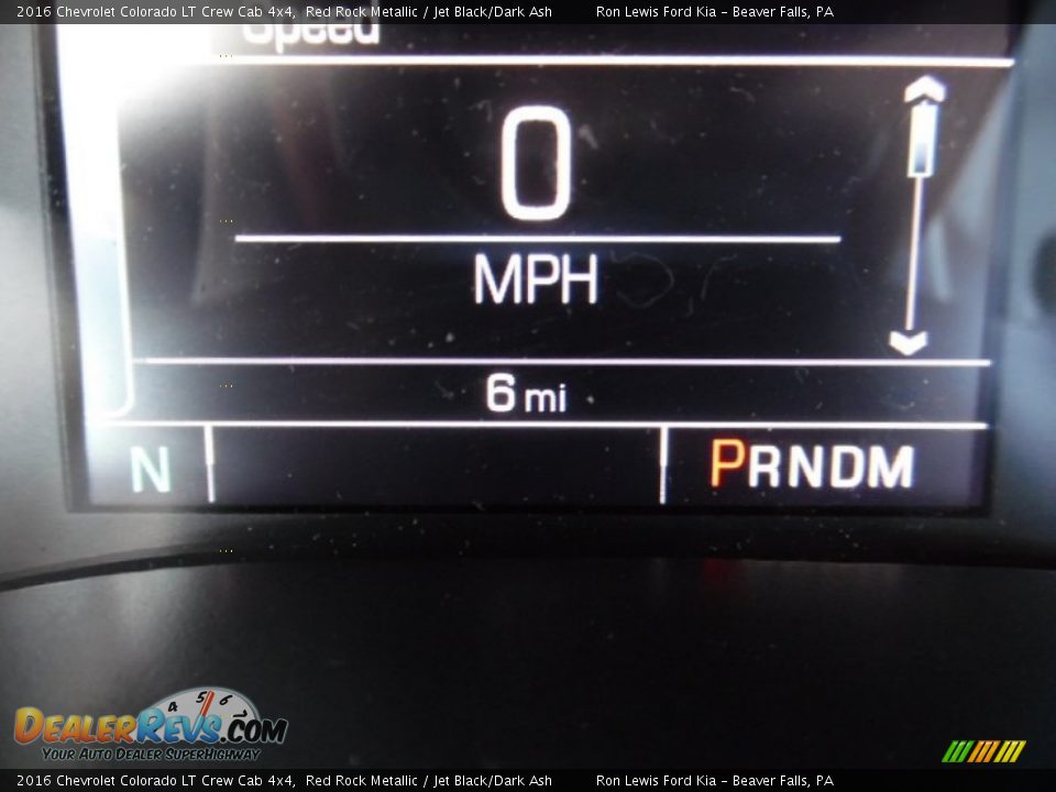 2016 Chevrolet Colorado LT Crew Cab 4x4 Red Rock Metallic / Jet Black/Dark Ash Photo #20