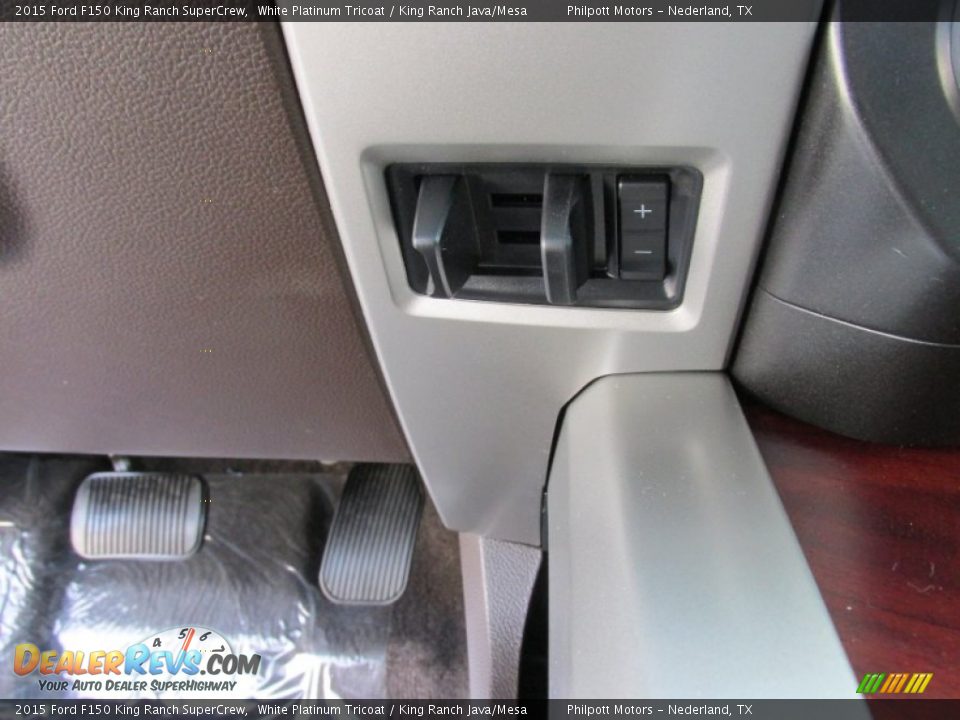 2015 Ford F150 King Ranch SuperCrew White Platinum Tricoat / King Ranch Java/Mesa Photo #29
