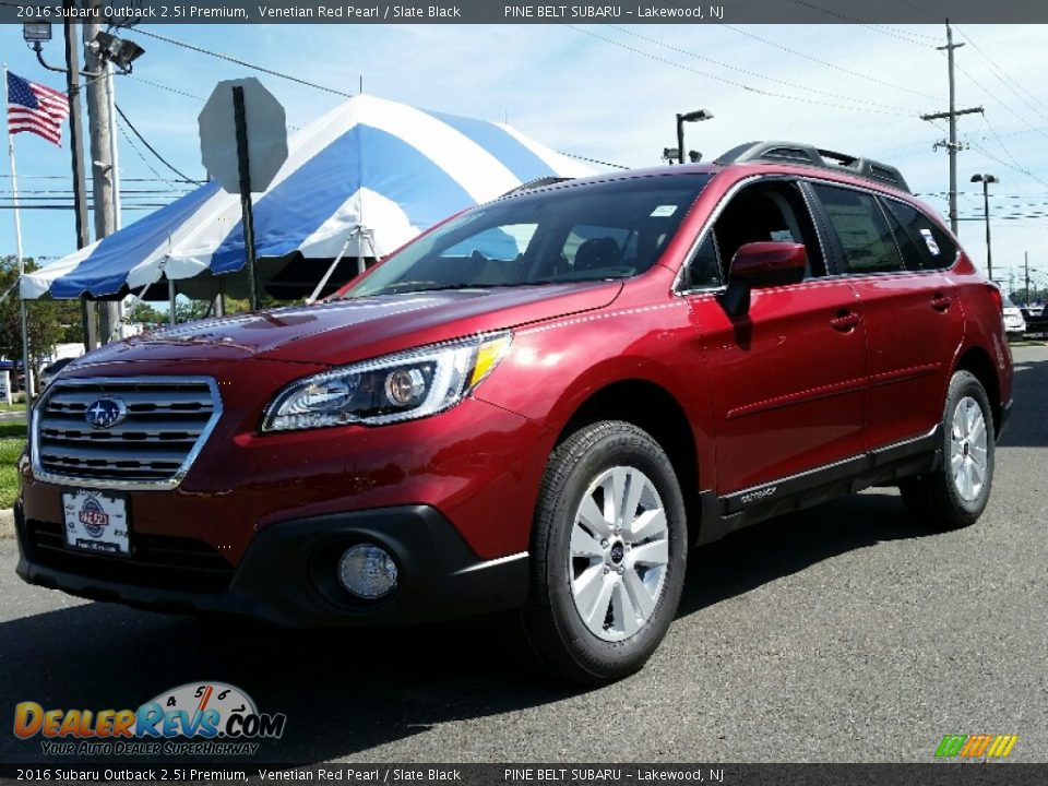 2016 Subaru Outback 2.5i Premium Venetian Red Pearl / Slate Black Photo #1
