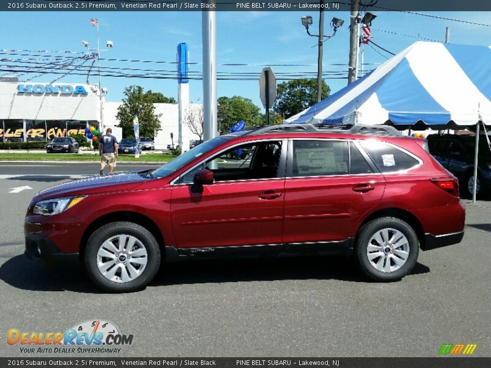 2016 Subaru Outback 2.5i Premium Venetian Red Pearl / Slate Black Photo #3