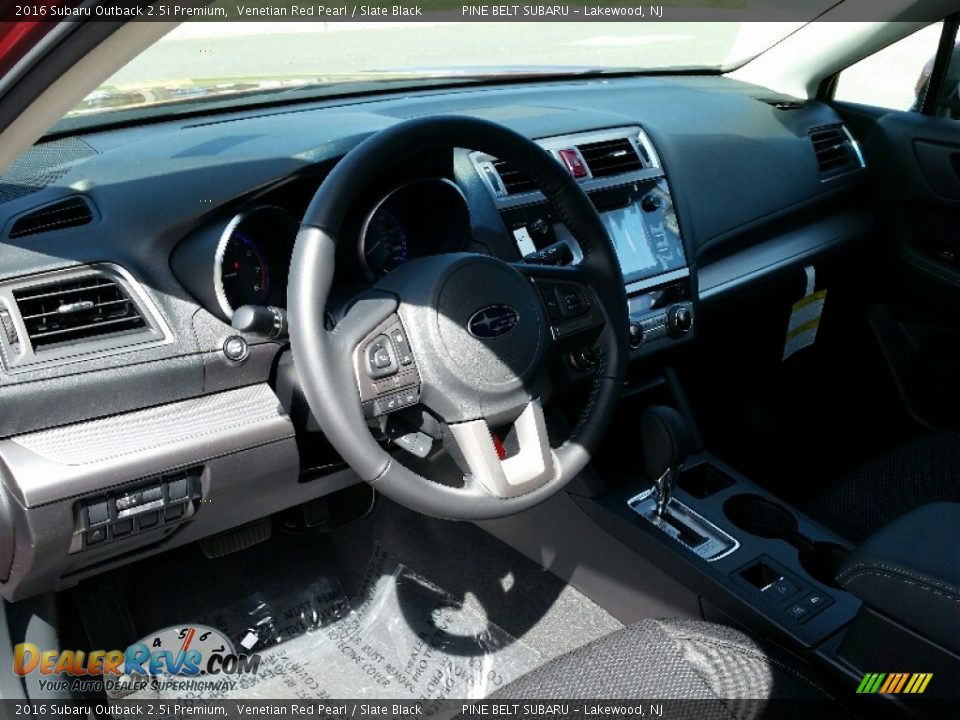 2016 Subaru Outback 2.5i Premium Venetian Red Pearl / Slate Black Photo #8