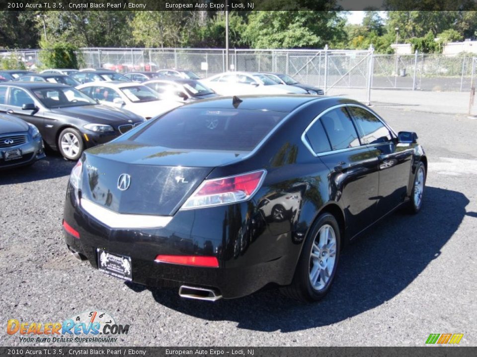 2010 Acura TL 3.5 Crystal Black Pearl / Ebony Photo #4