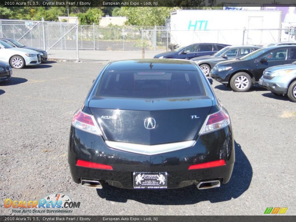 2010 Acura TL 3.5 Crystal Black Pearl / Ebony Photo #7