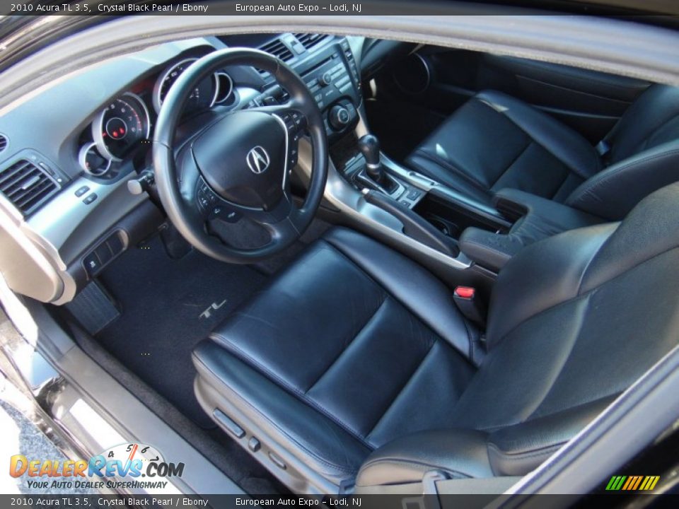 2010 Acura TL 3.5 Crystal Black Pearl / Ebony Photo #9