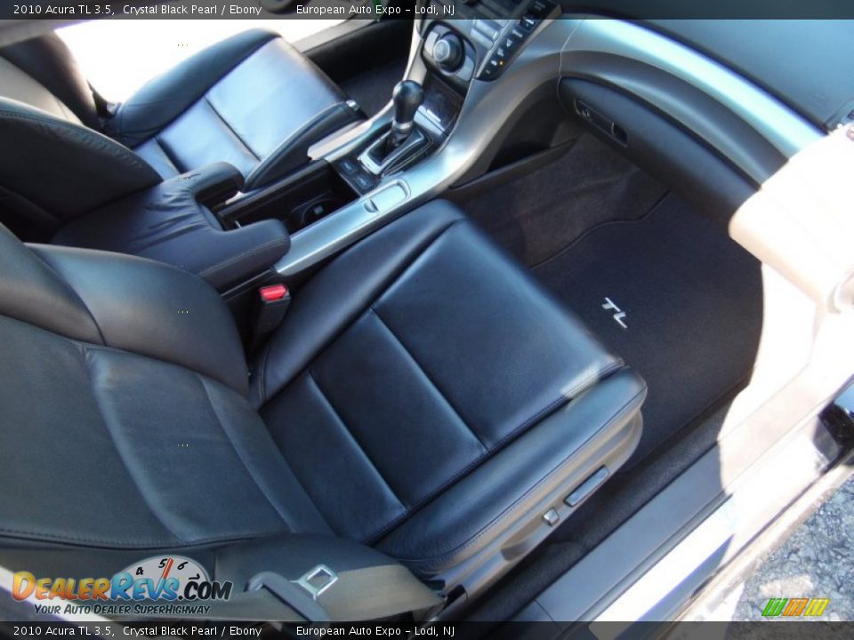 2010 Acura TL 3.5 Crystal Black Pearl / Ebony Photo #11