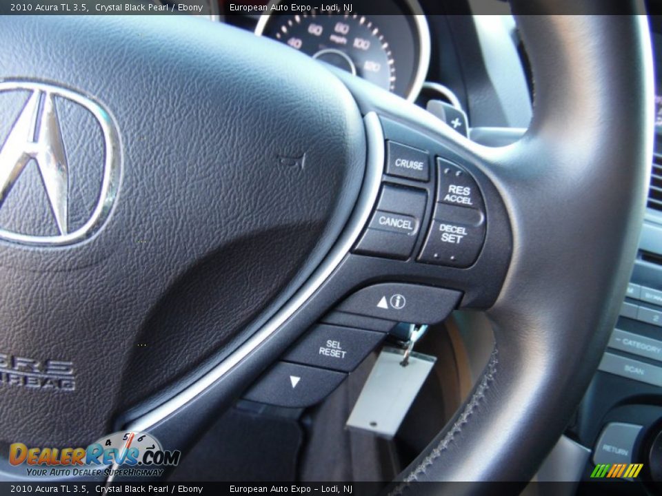 2010 Acura TL 3.5 Crystal Black Pearl / Ebony Photo #20