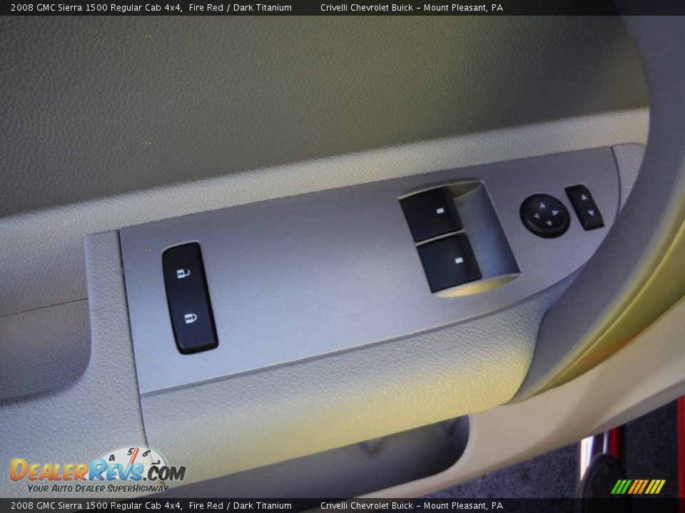 2008 GMC Sierra 1500 Regular Cab 4x4 Fire Red / Dark Titanium Photo #20