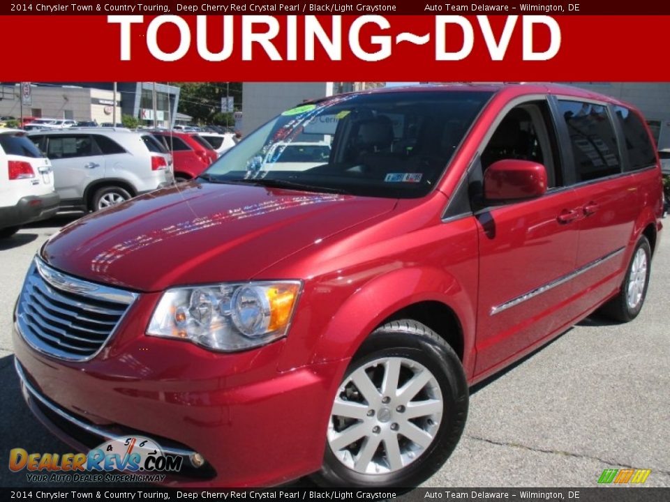 2014 Chrysler Town & Country Touring Deep Cherry Red Crystal Pearl / Black/Light Graystone Photo #1
