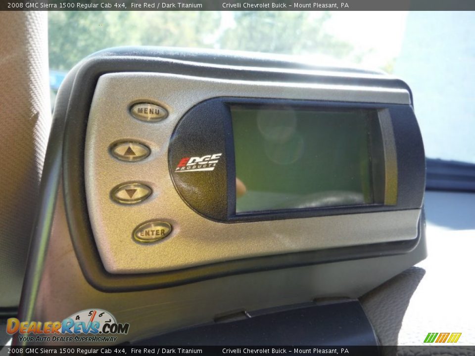 2008 GMC Sierra 1500 Regular Cab 4x4 Fire Red / Dark Titanium Photo #21