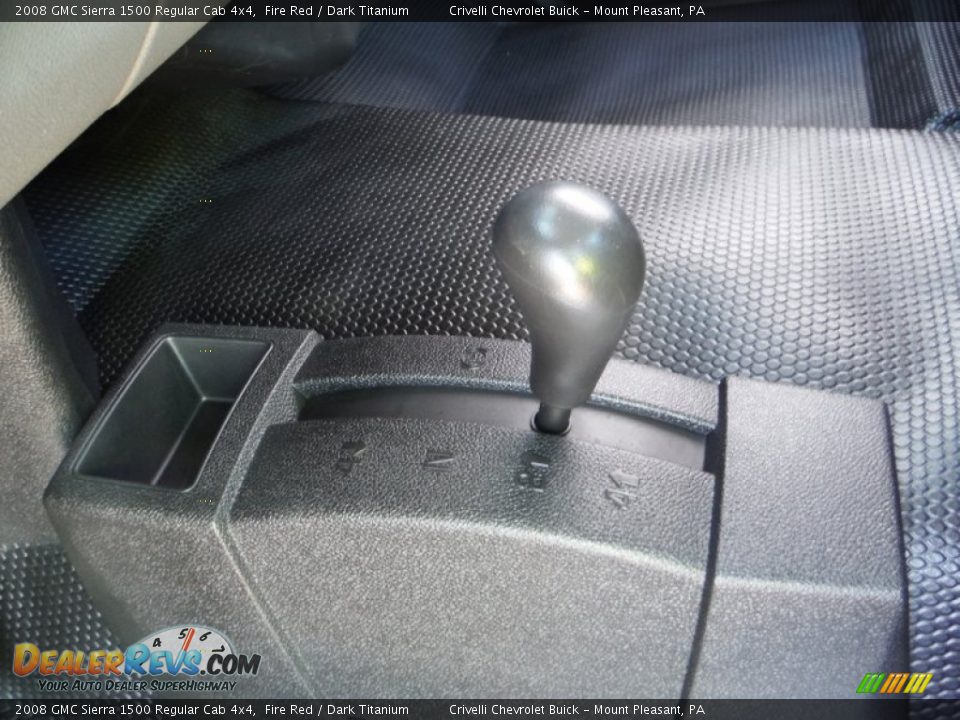 2008 GMC Sierra 1500 Regular Cab 4x4 Fire Red / Dark Titanium Photo #22