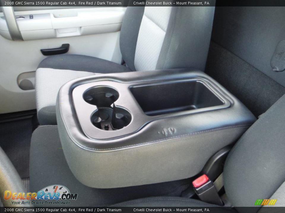 2008 GMC Sierra 1500 Regular Cab 4x4 Fire Red / Dark Titanium Photo #23