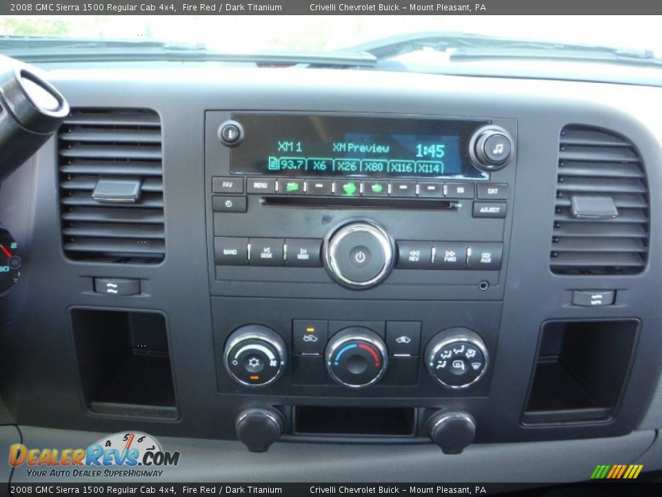 2008 GMC Sierra 1500 Regular Cab 4x4 Fire Red / Dark Titanium Photo #25