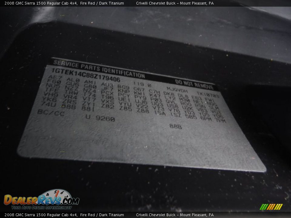 2008 GMC Sierra 1500 Regular Cab 4x4 Fire Red / Dark Titanium Photo #28