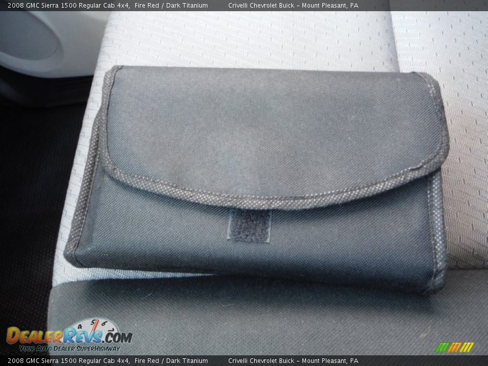 2008 GMC Sierra 1500 Regular Cab 4x4 Fire Red / Dark Titanium Photo #30