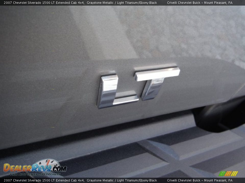 2007 Chevrolet Silverado 1500 LT Extended Cab 4x4 Graystone Metallic / Light Titanium/Ebony Black Photo #10