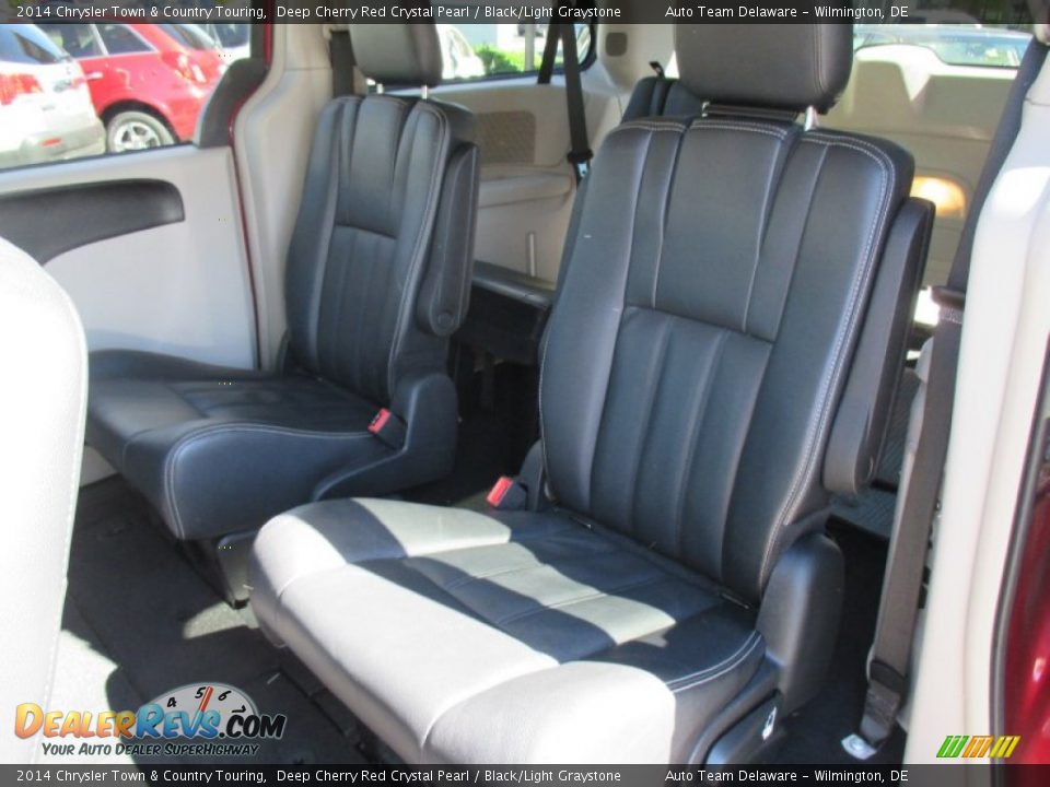 2014 Chrysler Town & Country Touring Deep Cherry Red Crystal Pearl / Black/Light Graystone Photo #20
