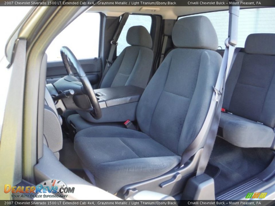 2007 Chevrolet Silverado 1500 LT Extended Cab 4x4 Graystone Metallic / Light Titanium/Ebony Black Photo #17