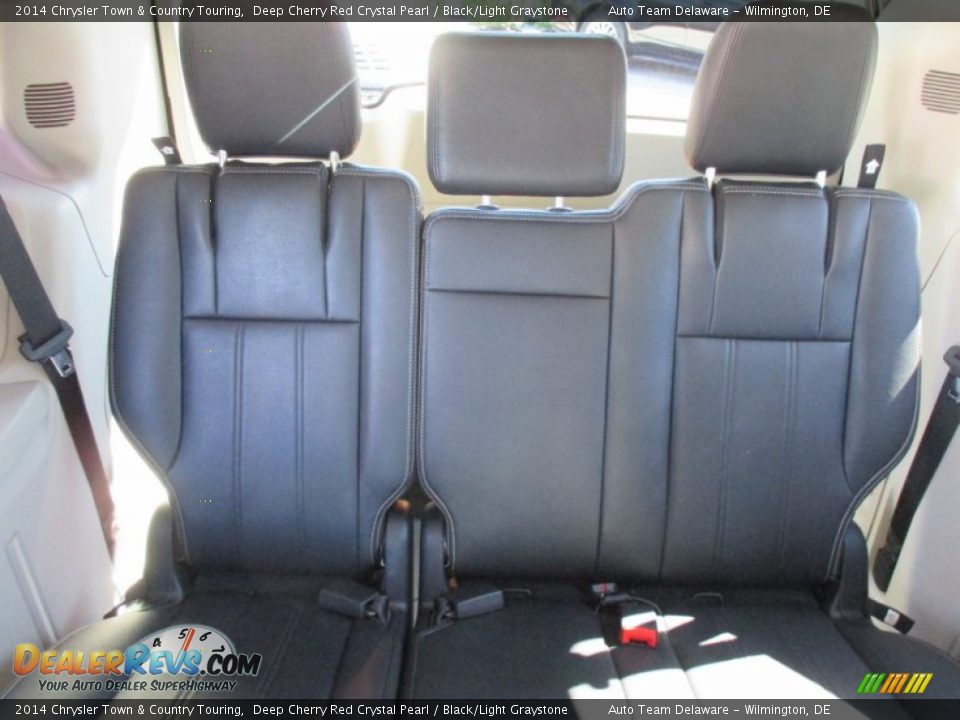 2014 Chrysler Town & Country Touring Deep Cherry Red Crystal Pearl / Black/Light Graystone Photo #26