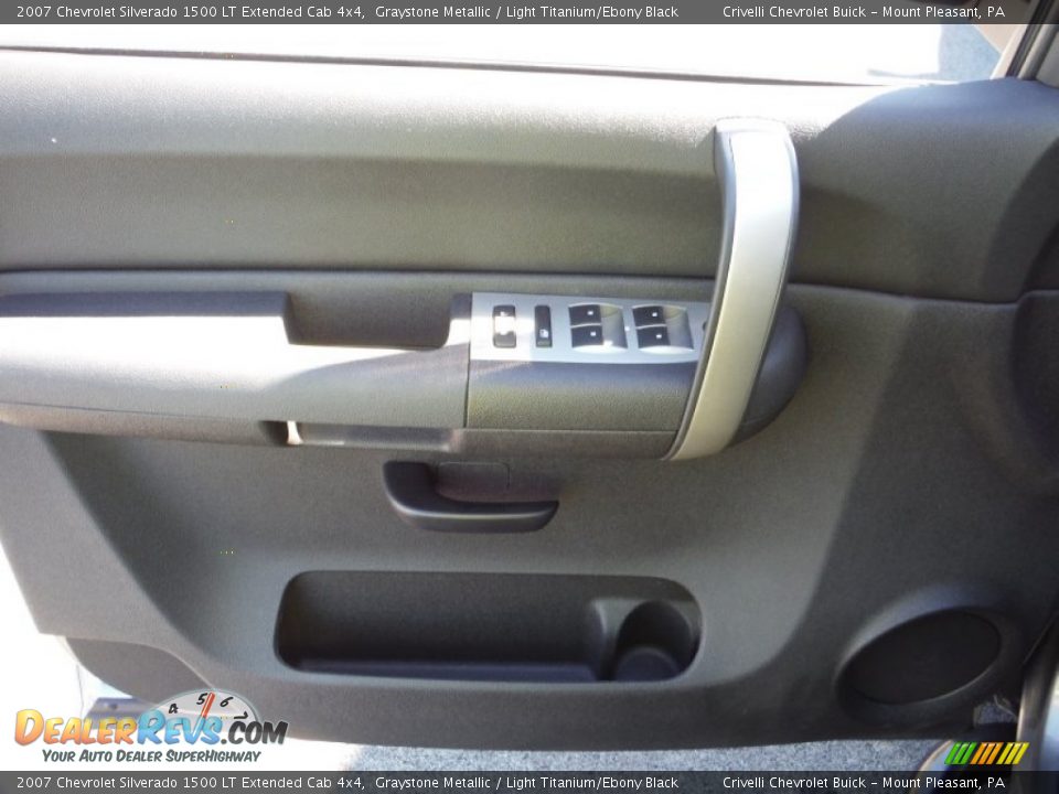 2007 Chevrolet Silverado 1500 LT Extended Cab 4x4 Graystone Metallic / Light Titanium/Ebony Black Photo #20