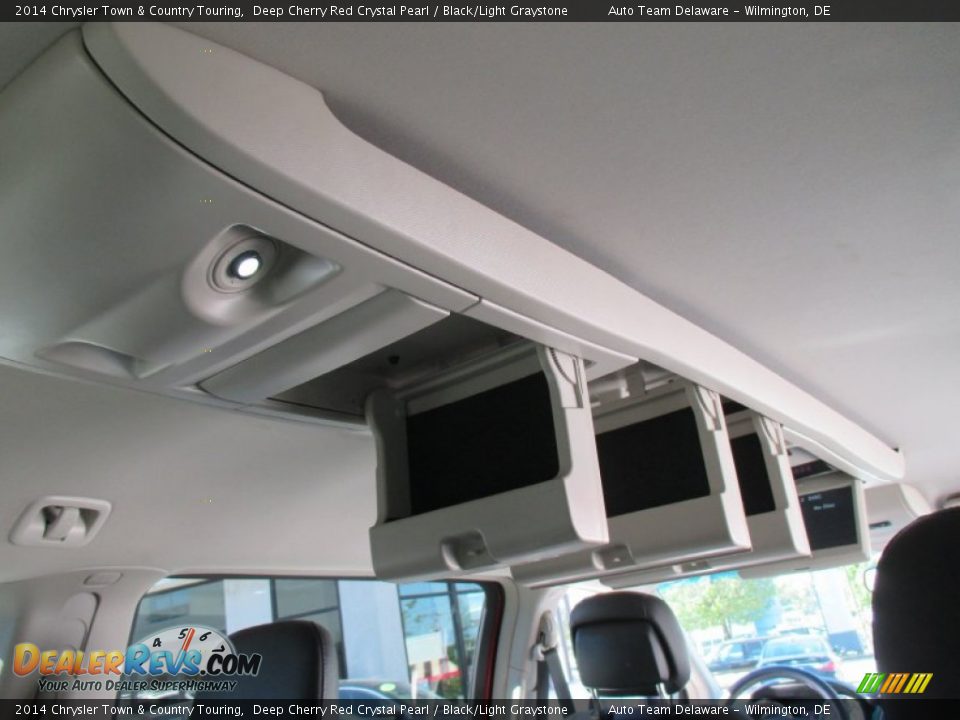 2014 Chrysler Town & Country Touring Deep Cherry Red Crystal Pearl / Black/Light Graystone Photo #27
