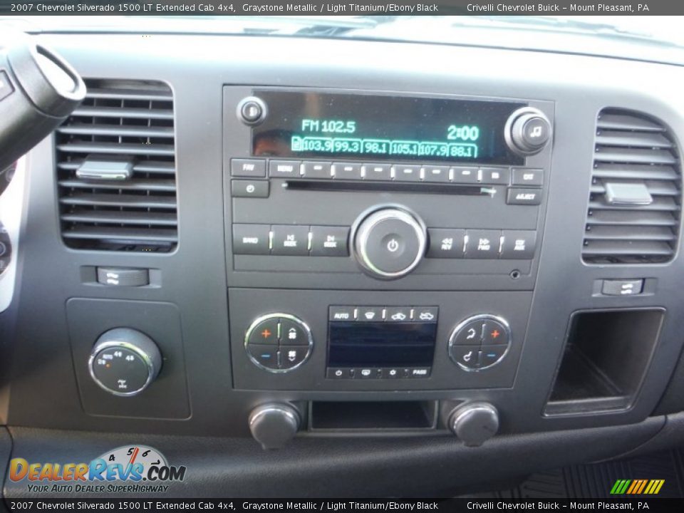 2007 Chevrolet Silverado 1500 LT Extended Cab 4x4 Graystone Metallic / Light Titanium/Ebony Black Photo #23