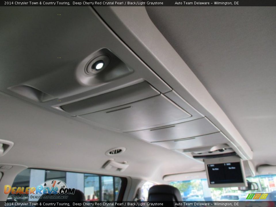 2014 Chrysler Town & Country Touring Deep Cherry Red Crystal Pearl / Black/Light Graystone Photo #28