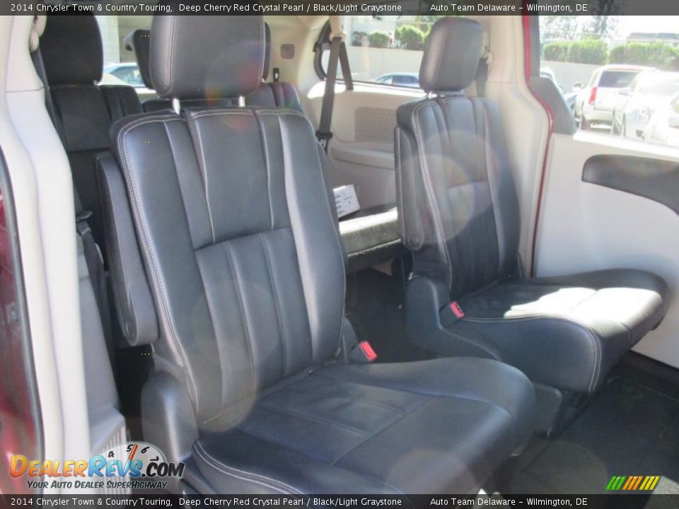 2014 Chrysler Town & Country Touring Deep Cherry Red Crystal Pearl / Black/Light Graystone Photo #30
