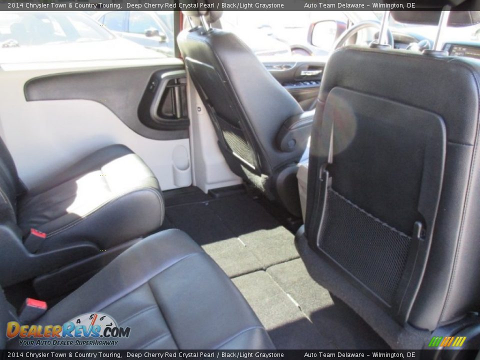 2014 Chrysler Town & Country Touring Deep Cherry Red Crystal Pearl / Black/Light Graystone Photo #31