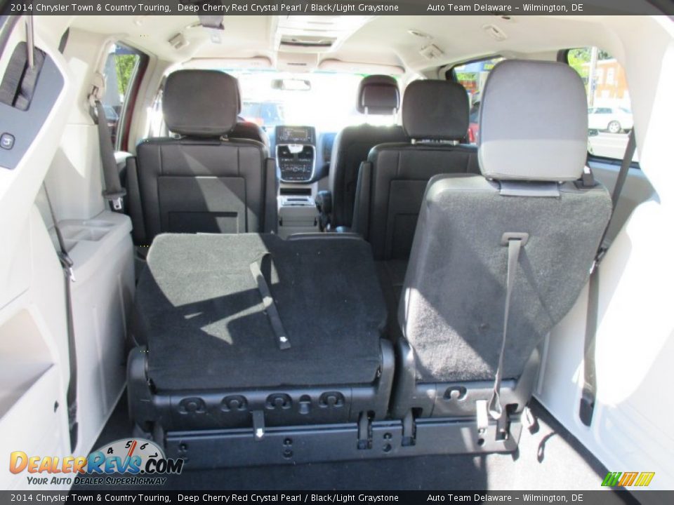 2014 Chrysler Town & Country Touring Deep Cherry Red Crystal Pearl / Black/Light Graystone Photo #32