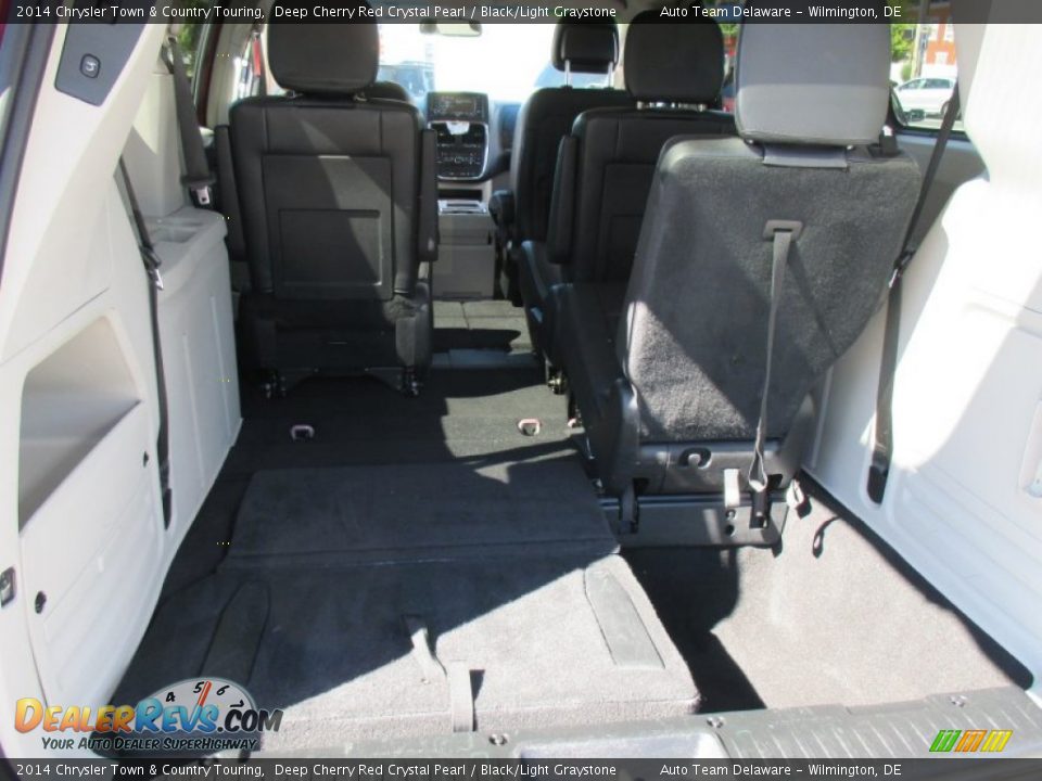 2014 Chrysler Town & Country Touring Deep Cherry Red Crystal Pearl / Black/Light Graystone Photo #33