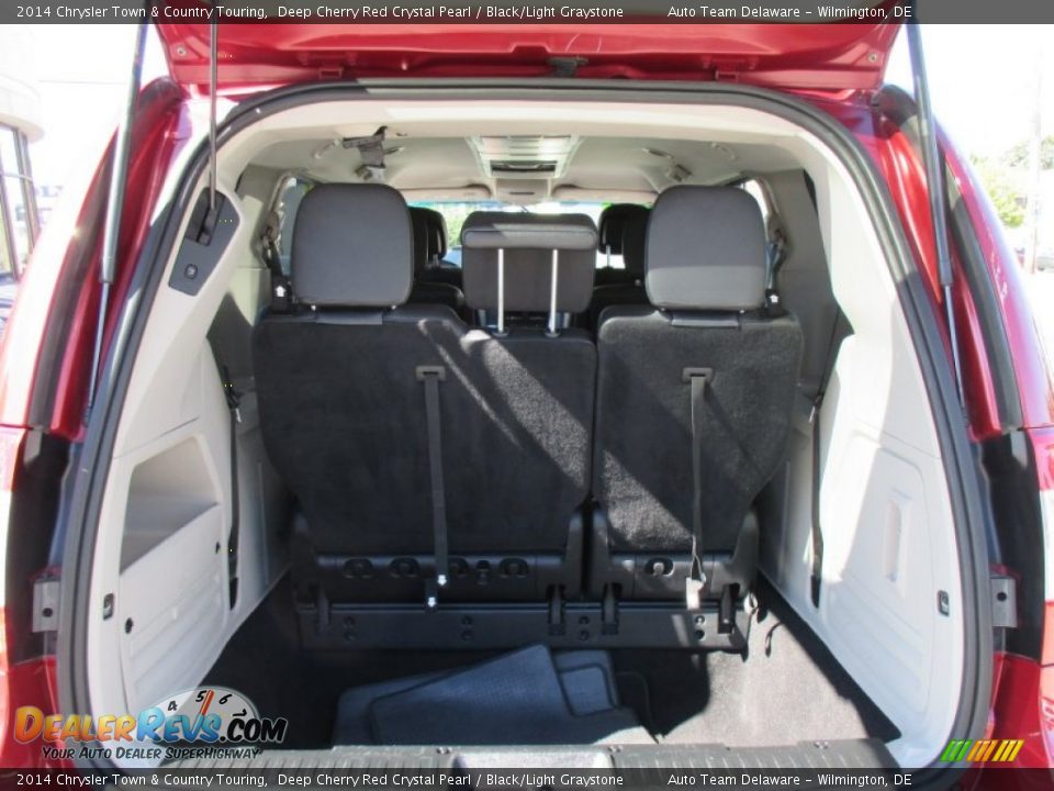 2014 Chrysler Town & Country Touring Deep Cherry Red Crystal Pearl / Black/Light Graystone Photo #34