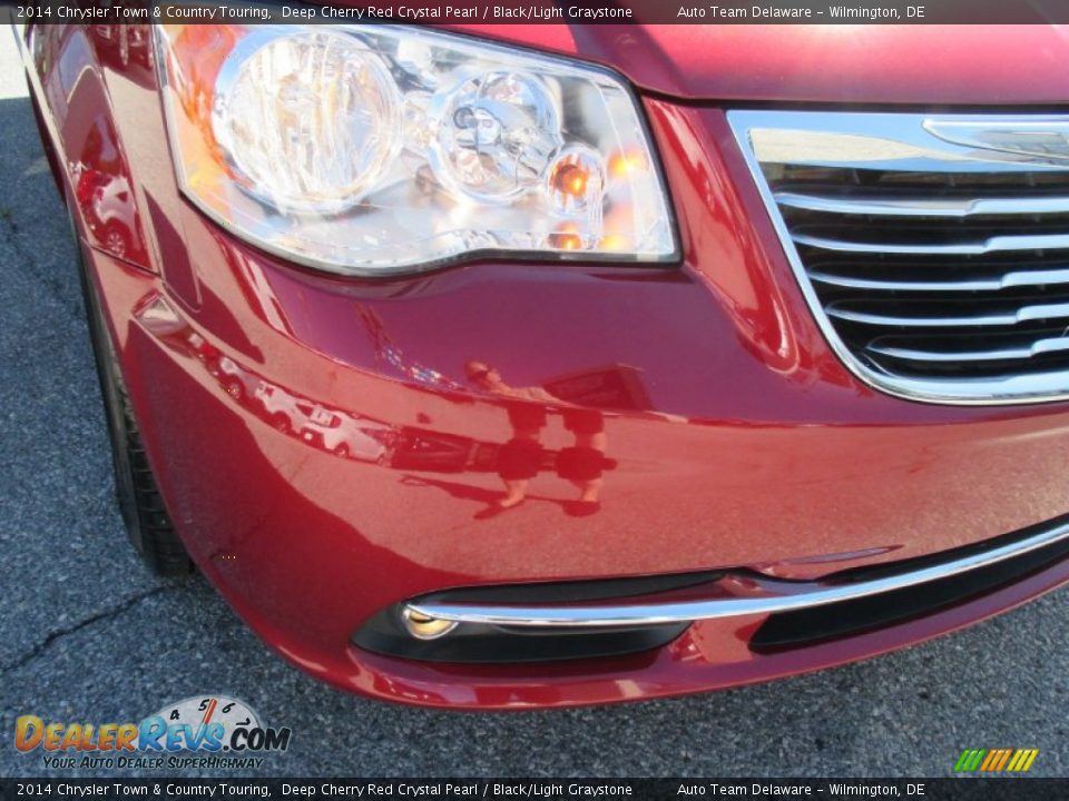 2014 Chrysler Town & Country Touring Deep Cherry Red Crystal Pearl / Black/Light Graystone Photo #36