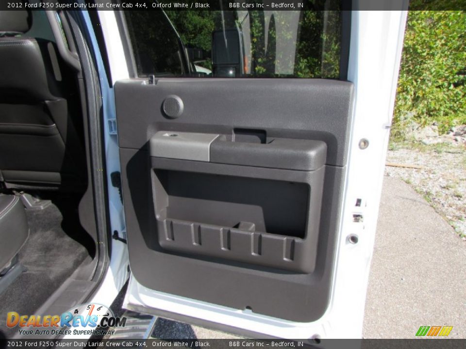 2012 Ford F250 Super Duty Lariat Crew Cab 4x4 Oxford White / Black Photo #20
