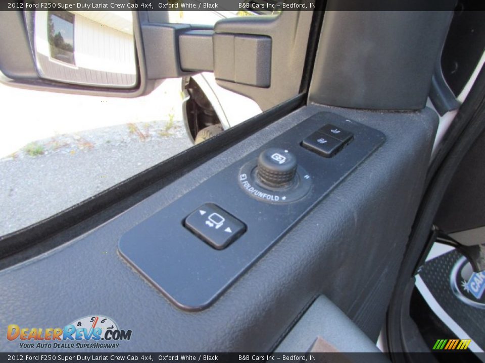 2012 Ford F250 Super Duty Lariat Crew Cab 4x4 Oxford White / Black Photo #33
