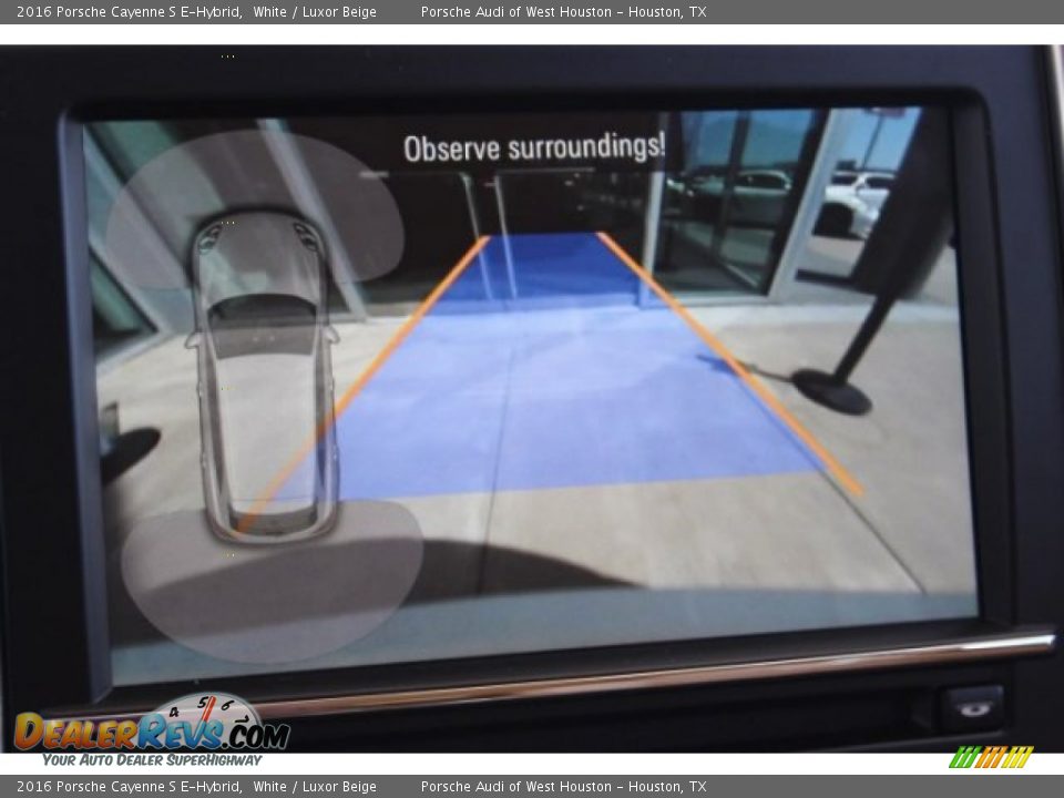 2016 Porsche Cayenne S E-Hybrid White / Luxor Beige Photo #24