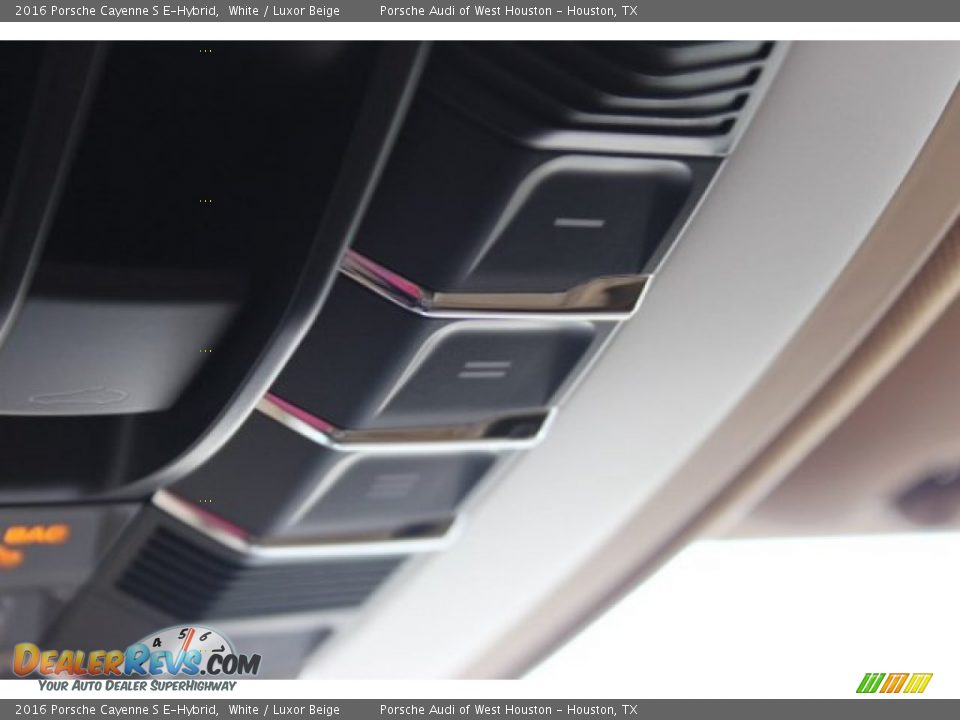 2016 Porsche Cayenne S E-Hybrid White / Luxor Beige Photo #27