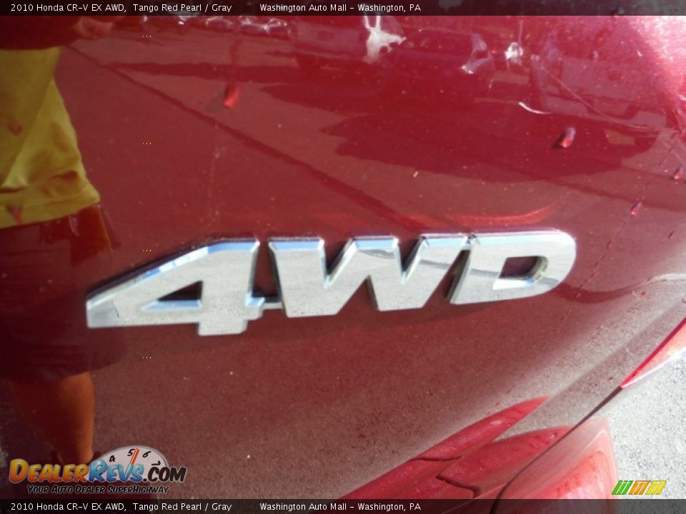 2010 Honda CR-V EX AWD Tango Red Pearl / Gray Photo #9