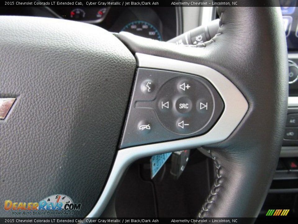 2015 Chevrolet Colorado LT Extended Cab Cyber Gray Metallic / Jet Black/Dark Ash Photo #17