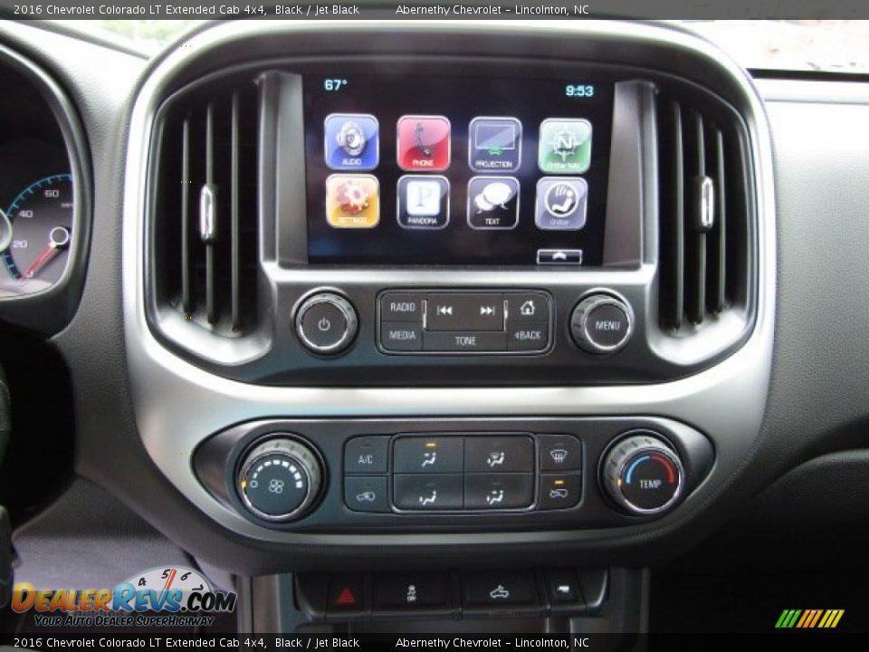 Controls of 2016 Chevrolet Colorado LT Extended Cab 4x4 Photo #12