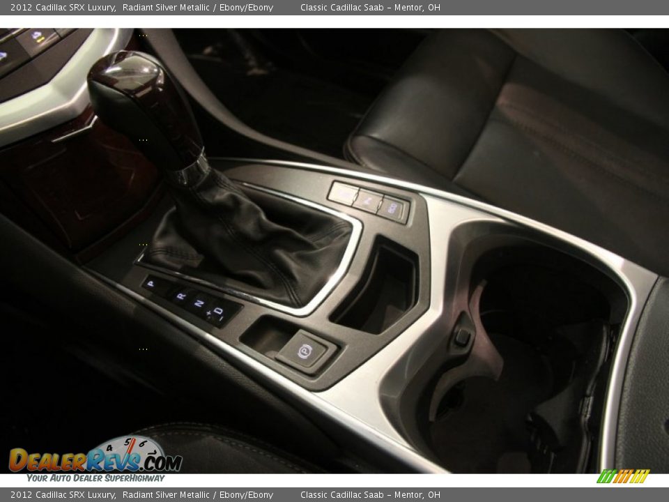 2012 Cadillac SRX Luxury Radiant Silver Metallic / Ebony/Ebony Photo #10